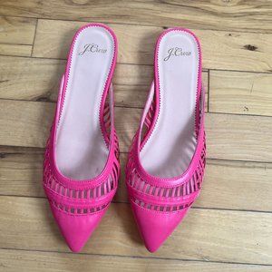 J.Crew Leather Cage Gwen Mule Size 7 Like New